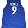 Tony Parker #9 Team France New Basketball Jersey Blue