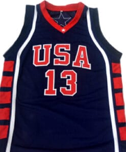 Tim Duncan #13 Team USA New Basketball Jersey Navy Blue
