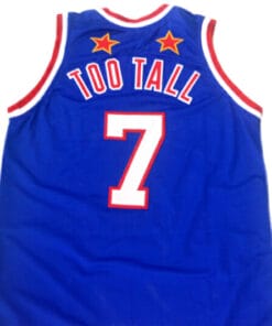 Too Tall #7 Harlem Globetrotters Basketball Jersey Blue