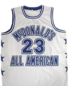 Michael Jordan #23 McDonald's All American Basketball Jersey White
