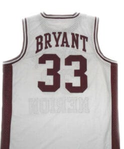 Kobe Bryant #33 Lower Merion High School Basketball Jersey White