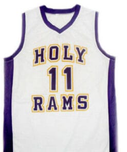 John Wall #11 Holy Rams High School Basketball Jersey White 4 John Wall #11 Holy Rams High School Basketball Jersey White