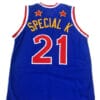 Kevin Special K #21 Harlem Globetrotters Basketball Jersey Blue