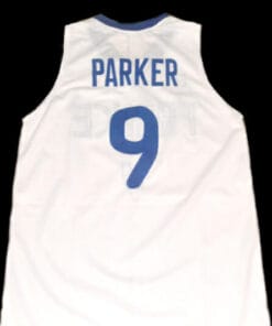 Tony Parker #9 Team France Basketball Jersey White
