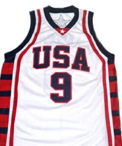 Lebron James #9 Team USA Basketball Jersey White