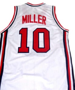 Reggie Miller #10 Team USA Basketball Jersey White