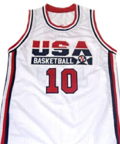 Reggie Miller #10 Team USA Basketball Jersey White