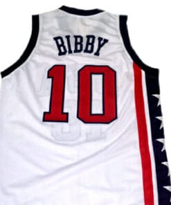 Mike Bibby #10 Team USA Basketball Jersey White