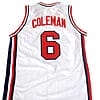 Derrick Coleman #6 Team USA Basketball Jersey White 7 Derrick Coleman #6 Team USA Basketball Jersey White
