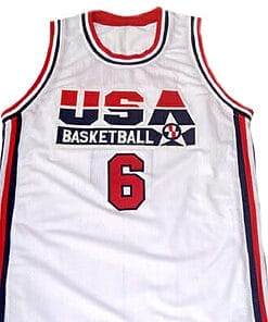 Derrick Coleman #6 Team USA Basketball Jersey White