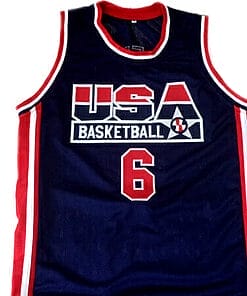 Derrick Coleman #6 Team USA Basketball Jersey Navy Blue 4 Derrick Coleman #6 Team USA Basketball Jersey Navy Blue