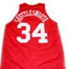 Shuttlesworth #34 Big State He Got Game Movie Basketball Jersey Red