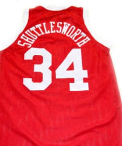 Shuttlesworth #34 Big State He Got Game Movie Basketball Jersey Red