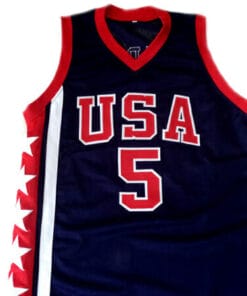 Jason Kidd #5 Team USA Basketball Jersey Navy Blue