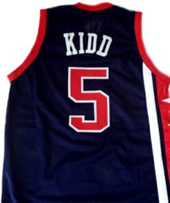 Jason Kidd #5 Team USA Basketball Jersey Navy Blue