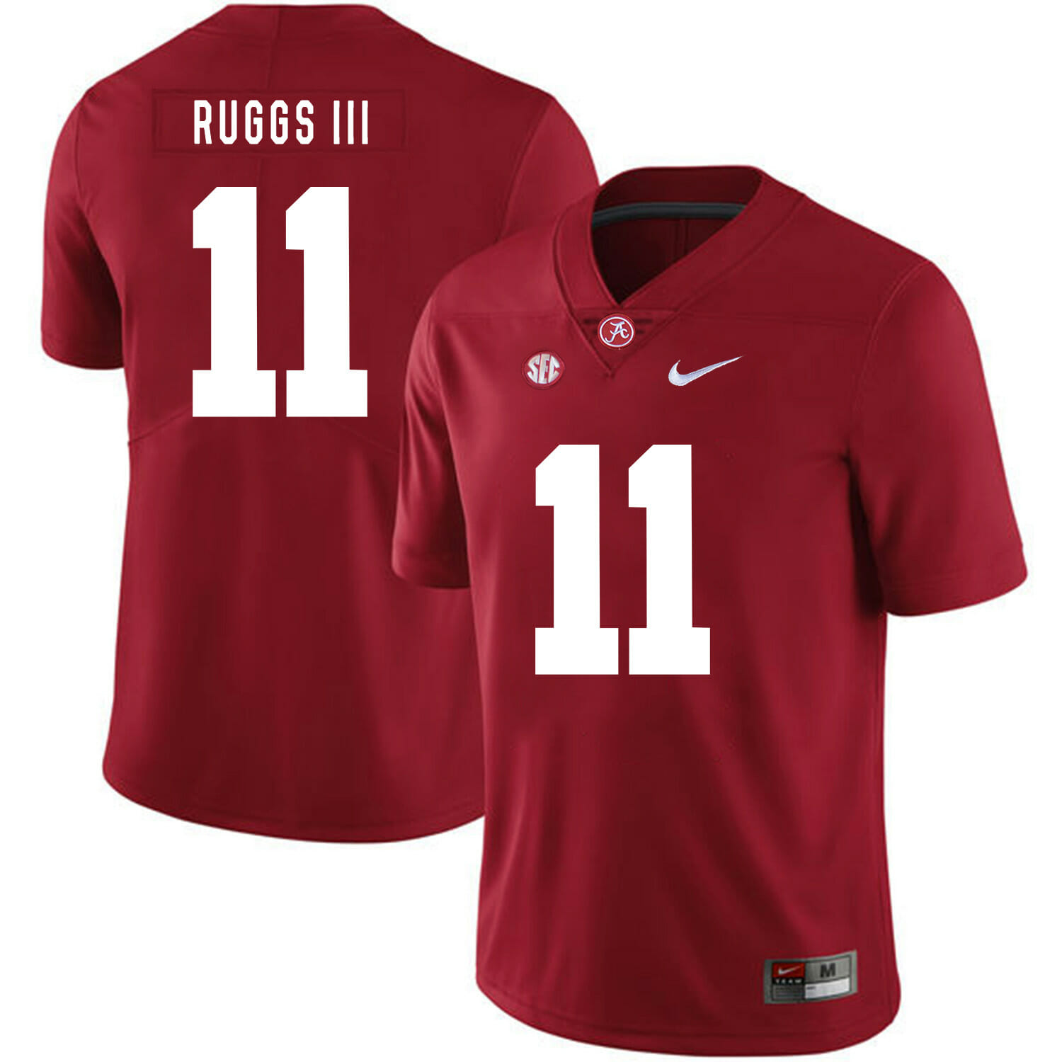 Alabama Crimson Tide #11 Henry Ruggs III College Football Jersey Red 1 Alabama Crimson Tide #11 Henry Ruggs III College Football Jersey Red