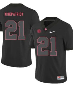 Alabama Crimson Tide #21 Dre Kirkpatrick College Football Jersey Black