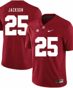 Alabama Crimson Tide #25 Kareem Jackson College Football Jersey Red