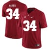 Alabama Crimson Tide #34 Damien Harris College Football Jersey Red
