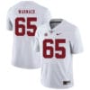 Alabama Crimson Tide #65 Chance Warmack College Football Jersey White