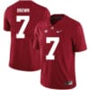 Alabama Crimson Tide #7 Tony Brown College Football Jersey Red 7 Alabama Crimson Tide #7 Tony Brown College Football Jersey Red