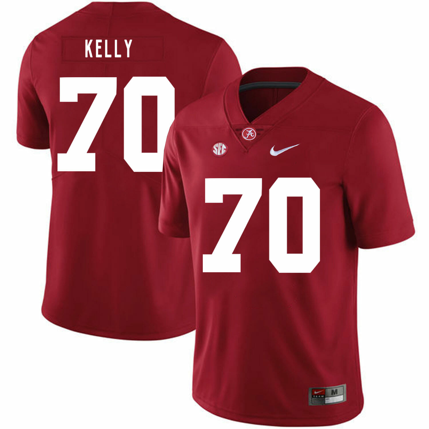 Alabama Crimson Tide #70 Ryan Kelly College Football Jersey Red 1 Alabama Crimson Tide #70 Ryan Kelly College Football Jersey Red