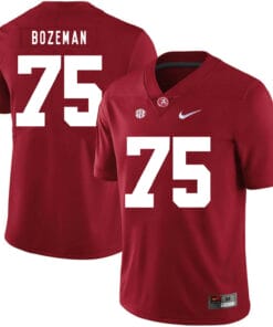 Alabama Crimson Tide #75 Bradley Bozeman College Football Jersey Red