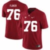 Alabama Crimson Tide #76 D.J. Fluker College Football Jersey Red 6 Alabama Crimson Tide #76 D.J. Fluker College Football Jersey Red