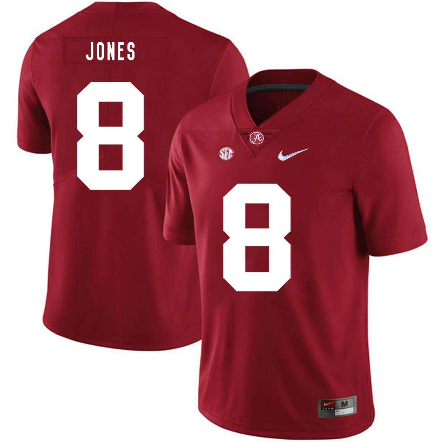 Alabama Crimson Tide #8 Julio Jones College Football Jersey Red 1 Alabama Crimson Tide #8 Julio Jones College Football Jersey Red