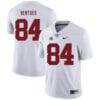 Alabama Crimson Tide #84 Hale Hentges College Football Jersey White 7 Alabama Crimson Tide #84 Hale Hentges College Football Jersey White