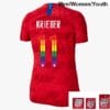 Ali Krieger 2019 Champions Red no.11 USWNT Away Soccer Jersey Pride