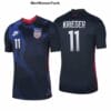Ali Krieger USA Soccer Jersey USWNT 2020 21 Away Four Star Navy