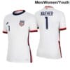 Alyssa Naeher Home White no.1 USWNT 2020 21 Breathe Soccer Four Star Jersey