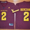 Arizona State Sun Devils #2 Mike Bercovici Football Jersey Maroon 7 Arizona State Sun Devils #2 Mike Bercovici Football Jersey Maroon