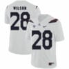 Arizona Wildcats #28 Nick Wilson NCAA College Football Jersey White 7 Arizona Wildcats #28 Nick Wilson NCAA College Football Jersey White