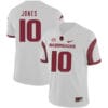 Arkansas Razorbacks #10 Jordan Jones College Football Jersey White