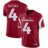 Arkansas Razorbacks #4 Keon Hatcher College Football Jersey Red 6 Arkansas Razorbacks #4 Keon Hatcher College Football Jersey Red