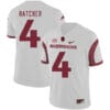 Arkansas Razorbacks #4 Keon Hatcher College Football Jersey White