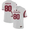 Arkansas Razorbacks #80 Drew Morgan College Football Jersey White