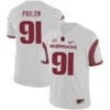 Arkansas Razorbacks #91 Darius Philon College Football Jersey White