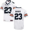 Auburn Tigers Under Armour #23 Ryan Davis Football Jersey White