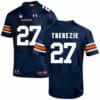 Auburn Tigers Under Armour #27 Robenson Therezie Football Jersey Dark Blue 7 Auburn Tigers Under Armour #27 Robenson Therezie Football Jersey Dark Blue