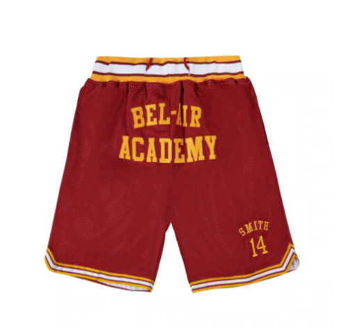 Bel-Air Academy Basketball Shorts Red