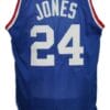 Bobby Jones #24 Denver Aba Retro Basketball Jersey New Sewn Blue
