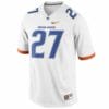 Boise State Broncos #27 Jay Ajayi College Football Jersey White 6 Boise State Broncos #27 Jay Ajayi College Football Jersey White