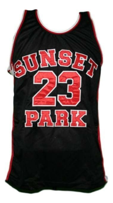 Busy-Bee #23 Sunset Park Movie Basketball Jersey New Sewn Black