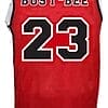 Busy-Bee #23 Sunset Park Movie Basketball Jersey New Sewn Red