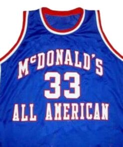 Chris Webber McDonald's All American Basketball Jersey Sewn Blue