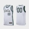 Custom Name Number Michigan State Spartans White Retro Performance College Basketball Jersey 5 CUSTOM1 74