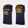 Custom Name Number West Virginia Mountaineers Navy Replica College Basketball Jersey 4 CUSTOM1 93